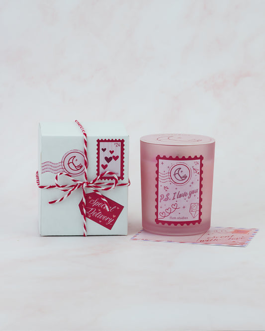 P.S. I Love You Valentine's Day Candle